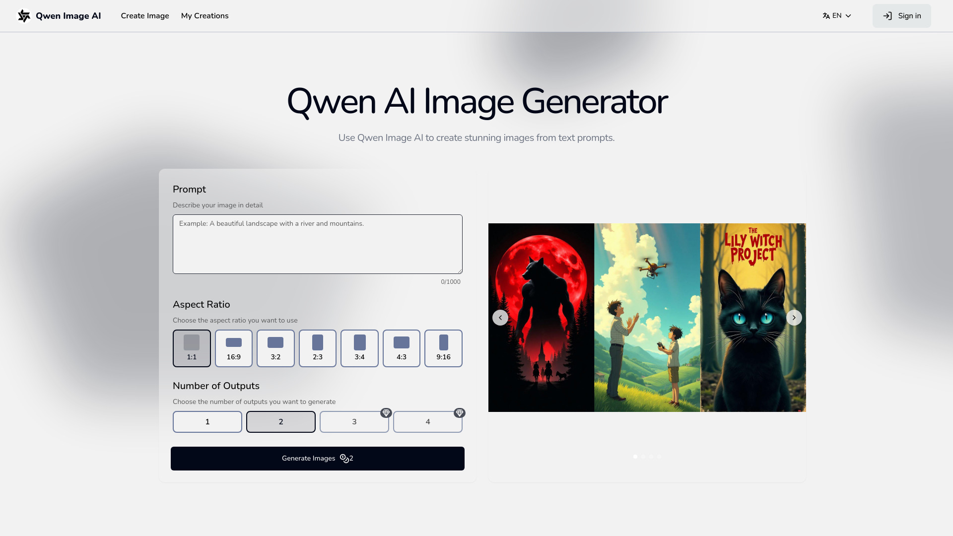 Qwen Image AI : 20B MMDiT, Flawless English/Chinese Text, Free Trial
