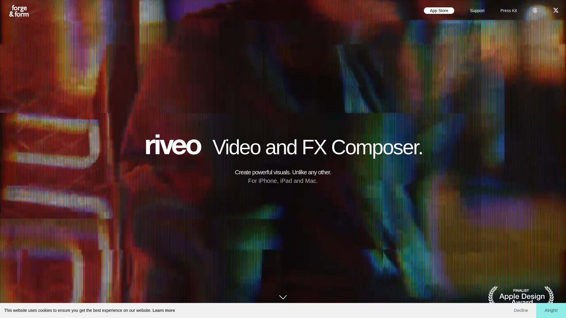 Riveo - AI Video Effects Editor : Motion FX, Fluid Sims, 4K