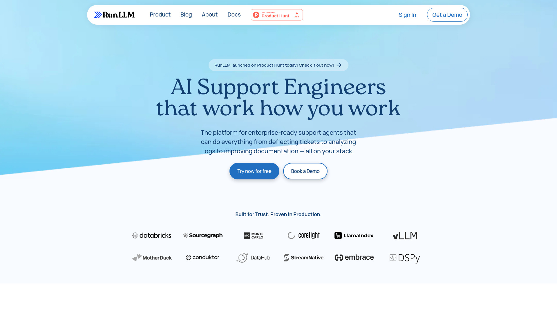 RunLLM : AI Debug, Ticket Deflection, Slack & Zendesk Integration