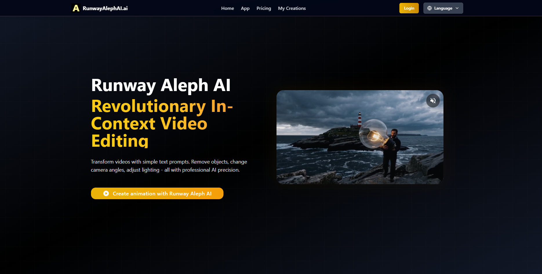 Runway Aleph AI : Text-Based Video Editing, Object Removal, Lighting Control