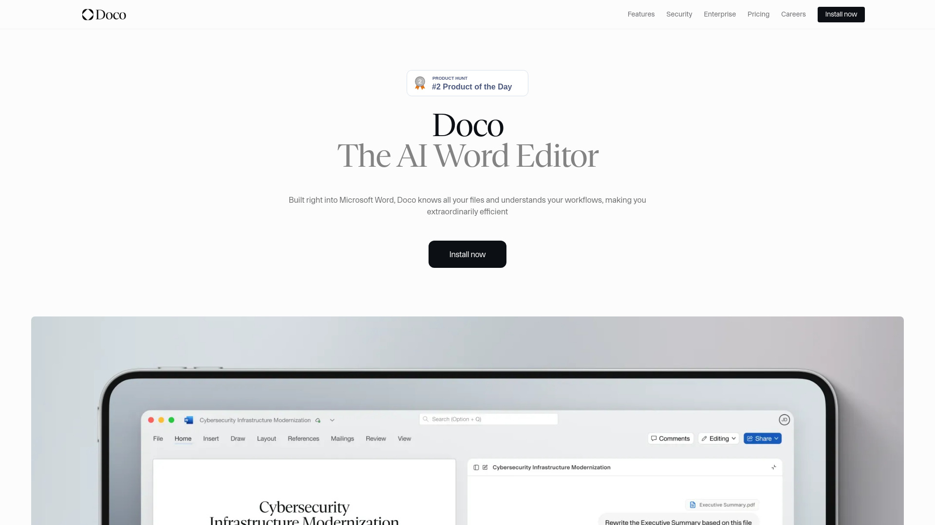 Doco - AI Writing Assistant for Microsoft Word : Draft, Cite, Automate