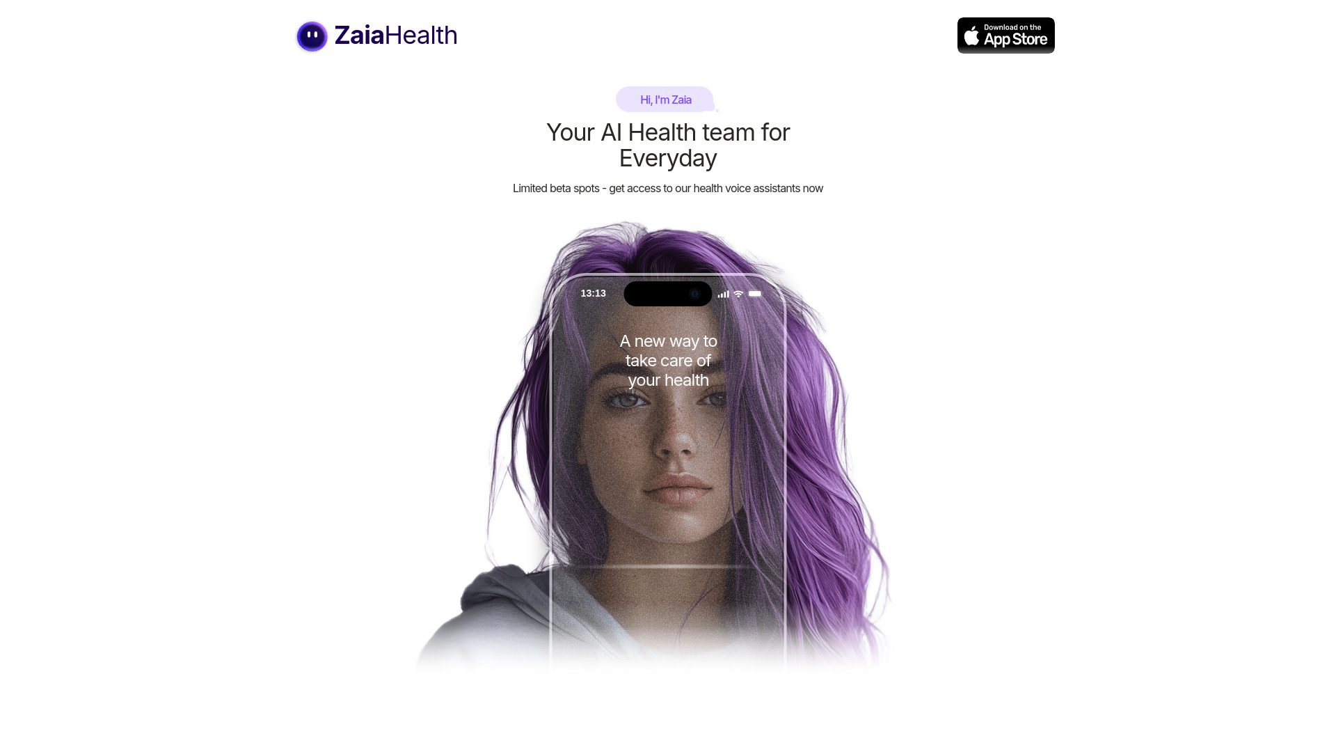 Zaia Health AI : Voice-Powered Sleep, Fitness, Nutrition & Wellness