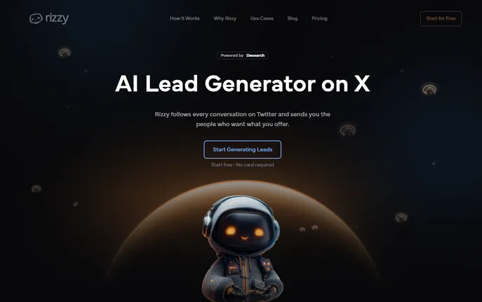 Rizzy Agent : AI Lead Gen & Free Twitter Marketing Tool Rizzy Agent : AI Lead Gen & Free Twitter Marketing Tool
