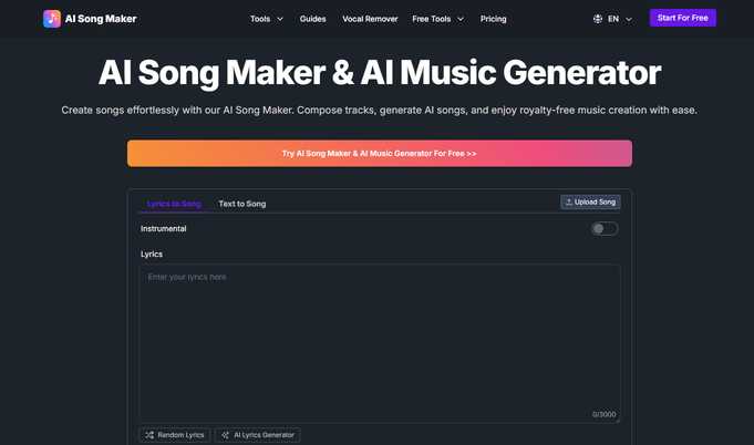AI Song Generator: Royalty-Free, Effortless Track Composition AI Song Generator: Royalty-Free, Effortless Track Composition