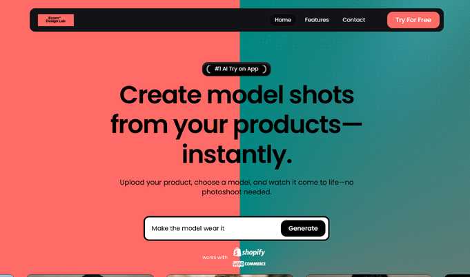 Ecom Design Lab: AI Fashion Try-on, No Photoshoot Needed