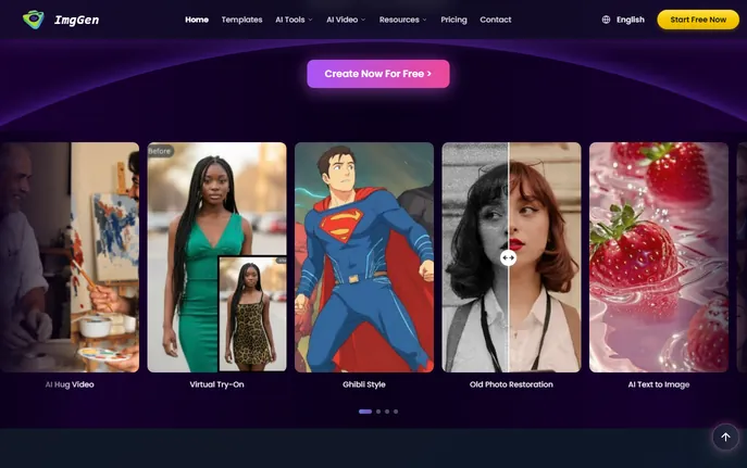 IMGGen : AI Photo/Video Editor, Face Swap, BG Removal, Ghibli