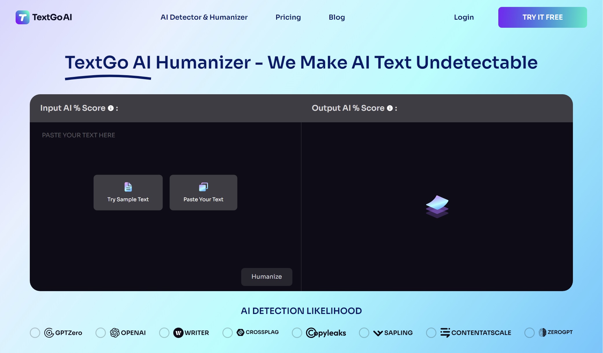 TextGo AI - We Make AI Text Undetectable